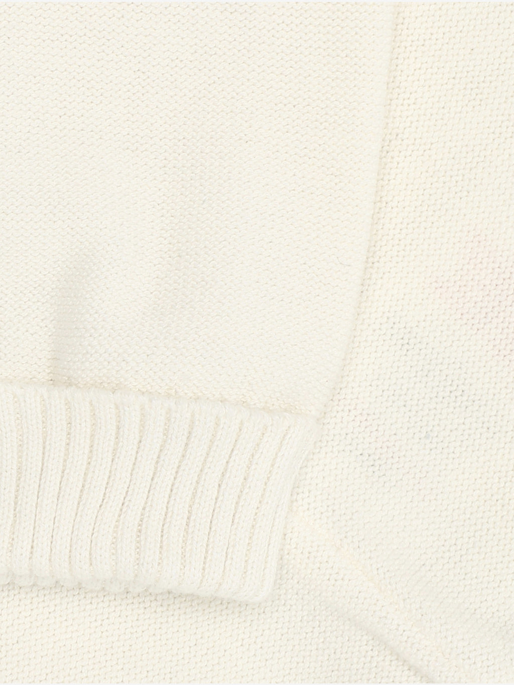 Gebreid broekje - Biologisch katoen - Knit Pants - Antique White - GOTS - Fixoni - productfoto - afbeelding 2