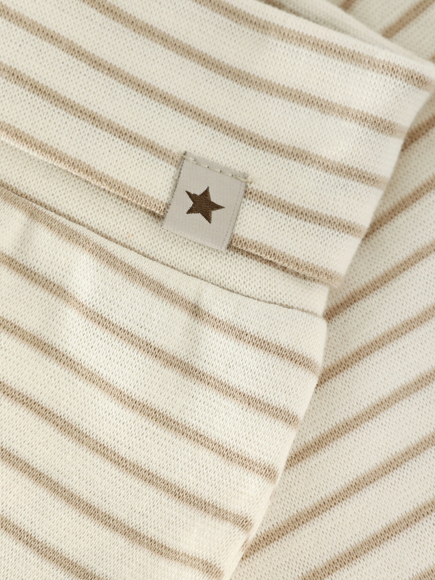 Baby leggings - Organic cotton - Pants YD Stripe - White Pepper - Huttelihut