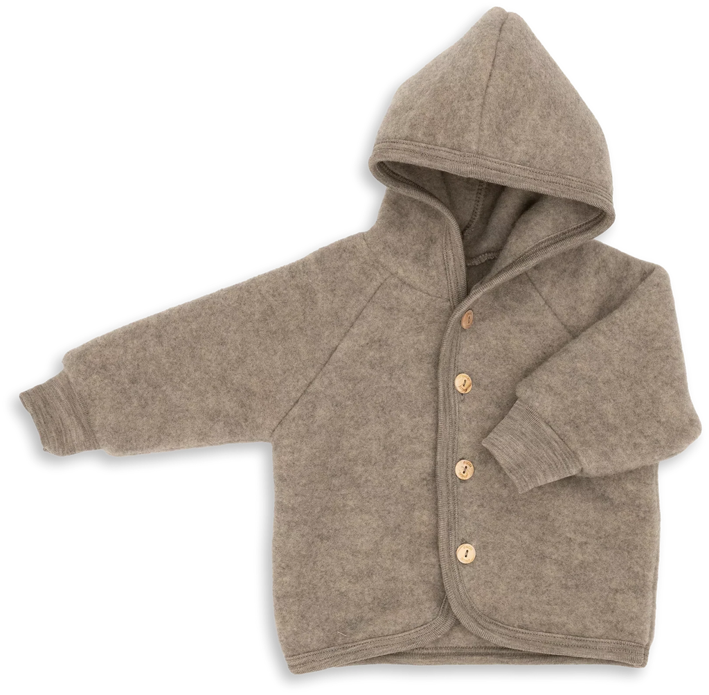 Jasje wol fleece - Biologisch merino wol - Engel Natur - voorkant - afbeelding 3