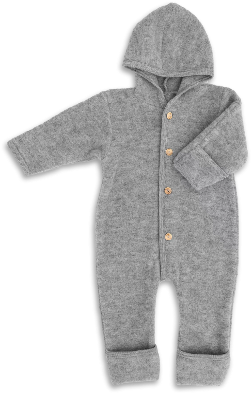 Buitenpak/jumpsuit - Biologische Wol fleece - Engel Natur - productfoto