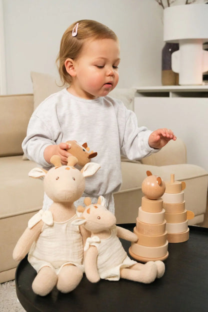 Marcel the Bear Stacking Toy - Wooden stacking toy - Egmont Toys