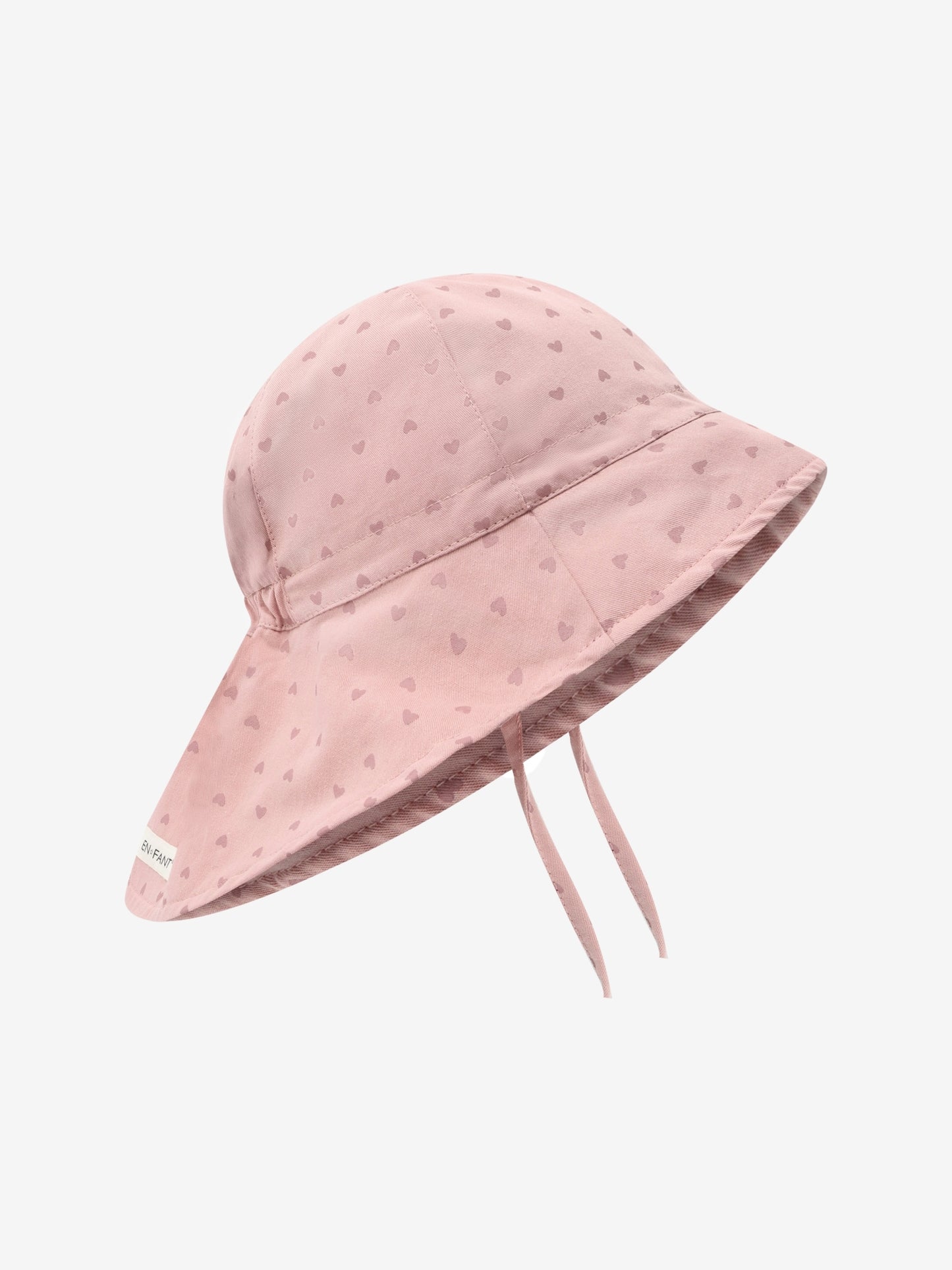 Sun hat UPF 30 - With bow - Cotton - Sun hat w. string - En Fant