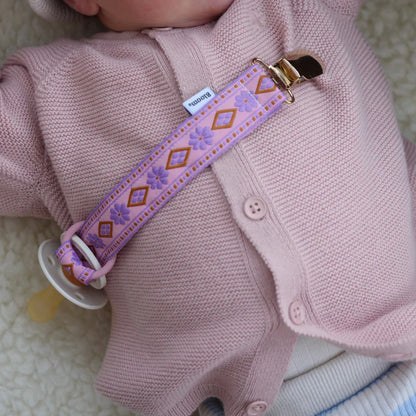 Pacifier clip Dublin - Handmade - Baby Bloom Clips