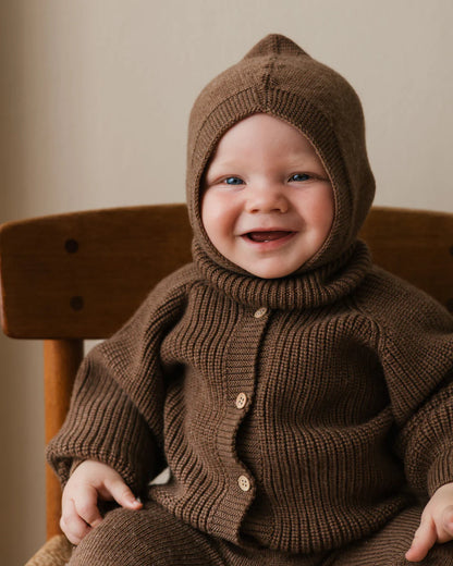 Balaclava - 100% extra fine Italiaanse merino wol - HVID