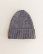 Beanie Fonzie Kids - 100% extra fine Italiaanse merino wol - HVID - otter