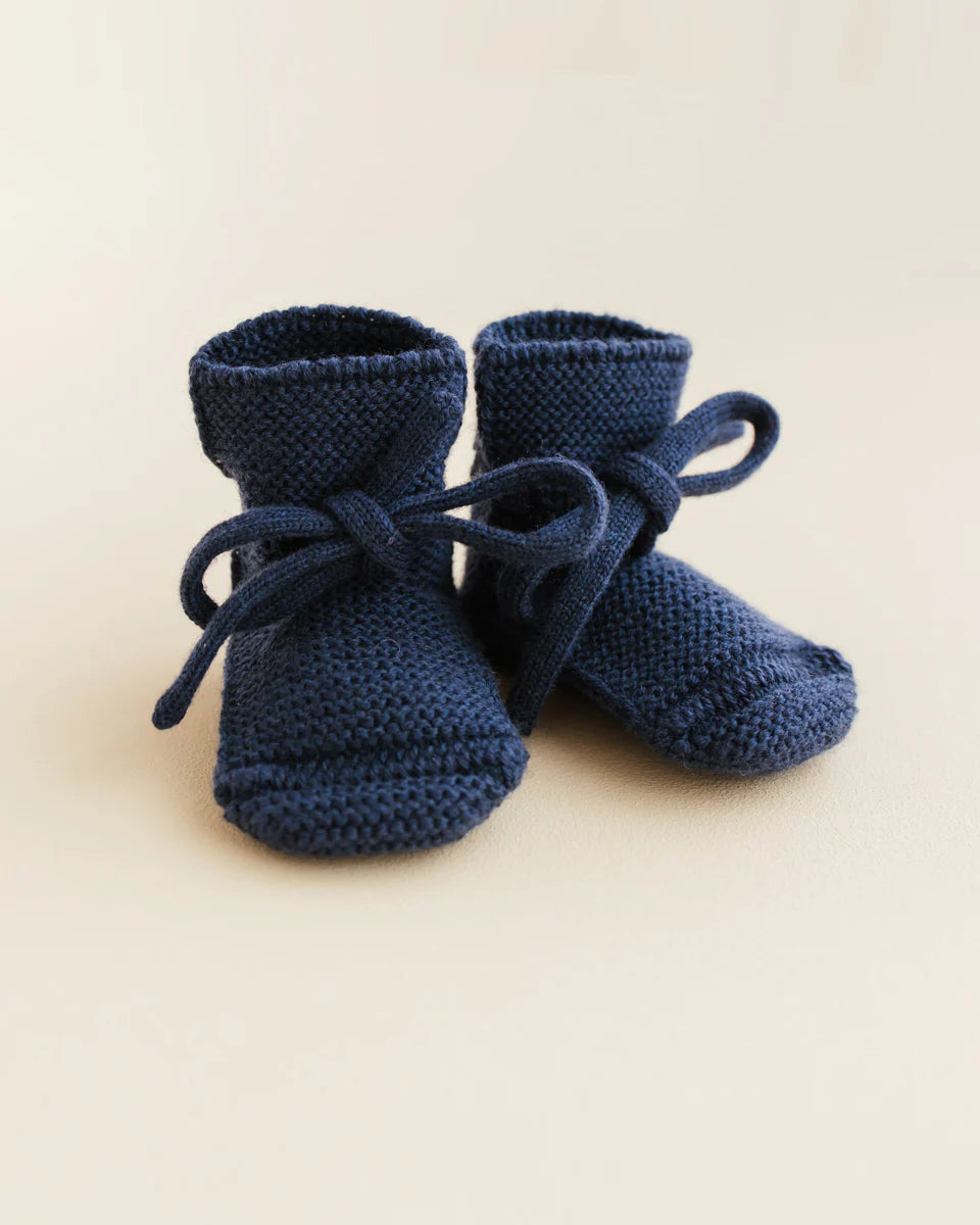 Booties - Baby Slofjes - Merinowol - HVID - productfoto - afbeelding 8