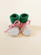 Booties - Baby Slofjes - Merinowol - HVID - productfoto - afbeelding 2