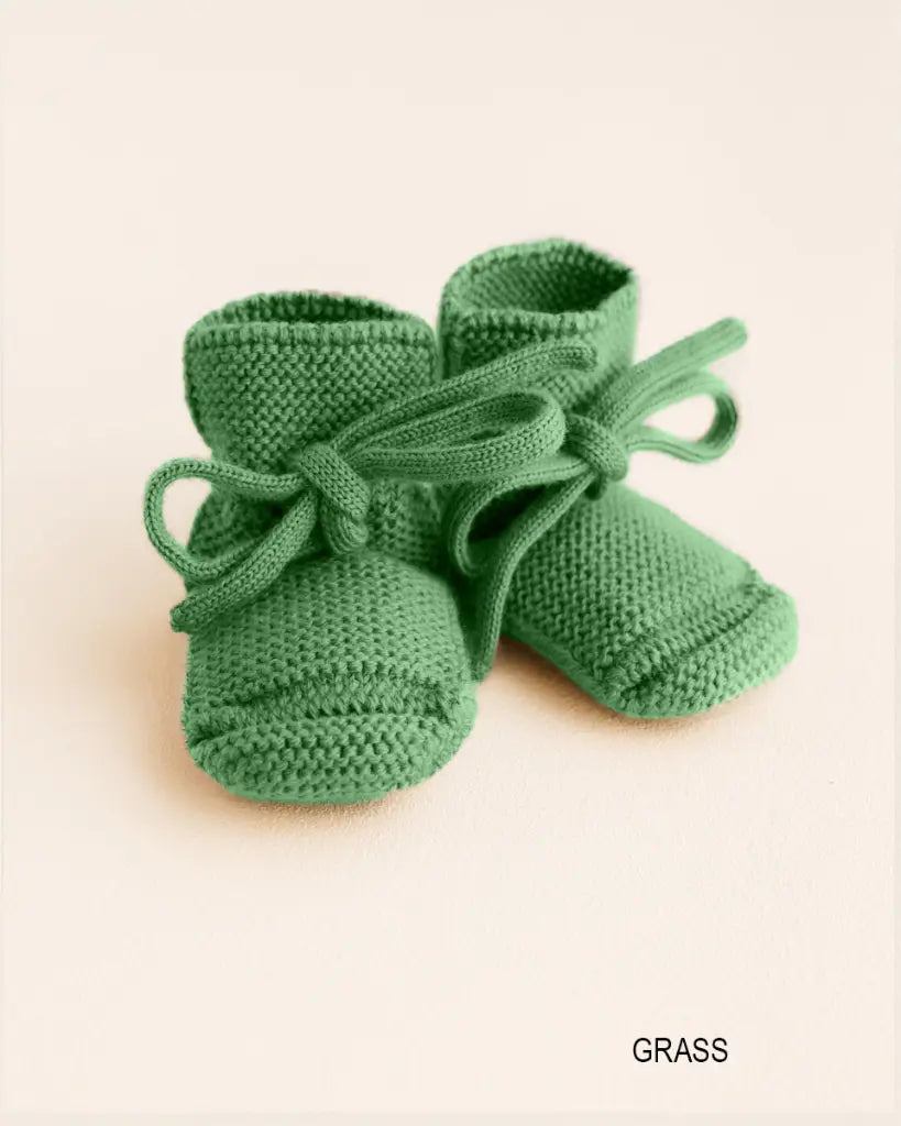 Booties - Baby Slofjes - Merinowol - HVID