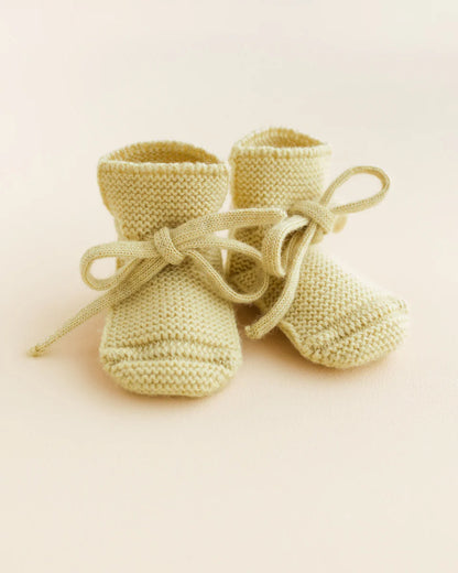 Booties – Babyschuhe – Merinowolle – HVID