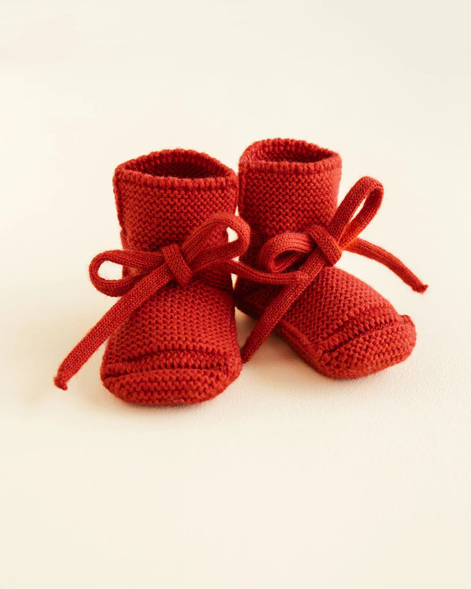 Booties – Babyschuhe – Merinowolle – HVID