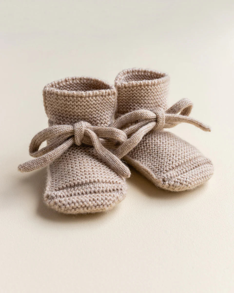 Booties – Babyschuhe – Merinowolle – HVID