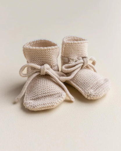 Booties - Baby Slippers - Merino Wool - HVID