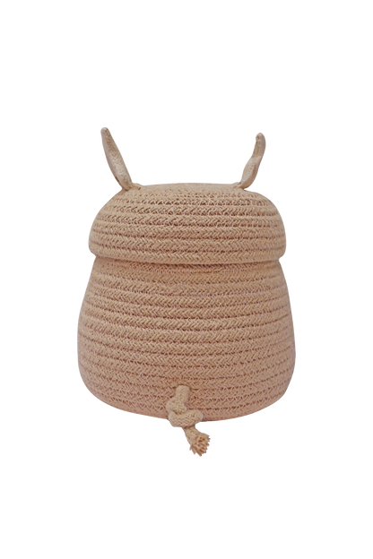 Basket Mini Peggy the Pig – Mini opbergmand varken – Pink – Ø 17 × 15 cm – Lorena Canals