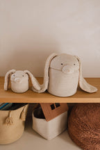Basket Rita the Rabbit - Opbergmand konijn - Naturel - Ø 25 × 30 cm - Lorena Canals - productfoto