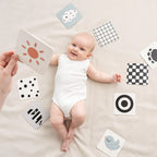 Visuele Stimuleringskaarten - Baby contrast cards 10-pack - Elphee - Colour mix - Done by Deer - productfoto - afbeelding 2