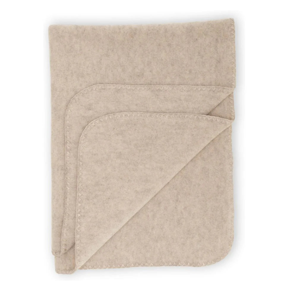 Baby Blanket Wool Fleece - Babydeken met festonsteek - Engel Natur - productfoto - afbeelding 2