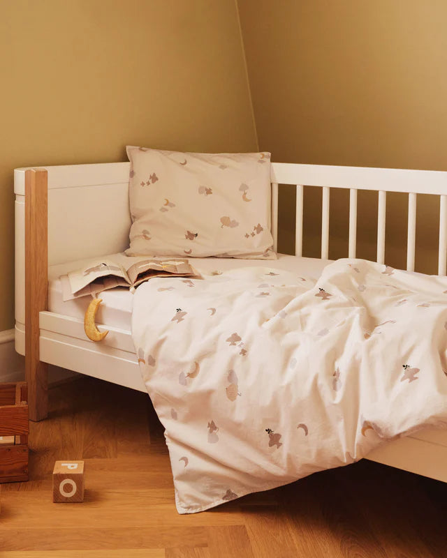 Junior Dekbed set - Over The Moon - 100% biologisch katoen - 100x140 cm - Moonboon