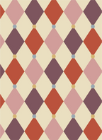 Papier peint durable - Atelier Chien - 2 lés - Harlekijn Multi - Édition anniversaire