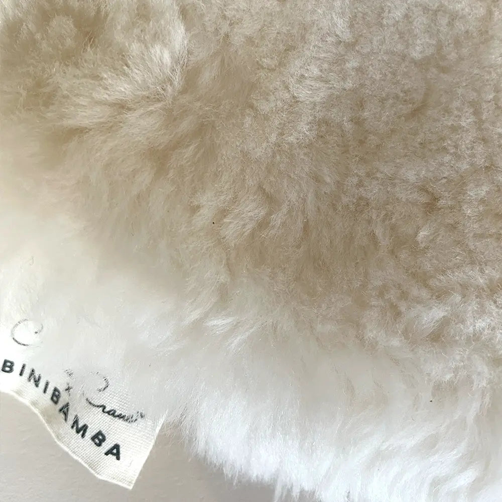 Sheepskin for LEVO Baby Rocker – 100% Merino Sheepskin - Charlie Crane x Binibamba