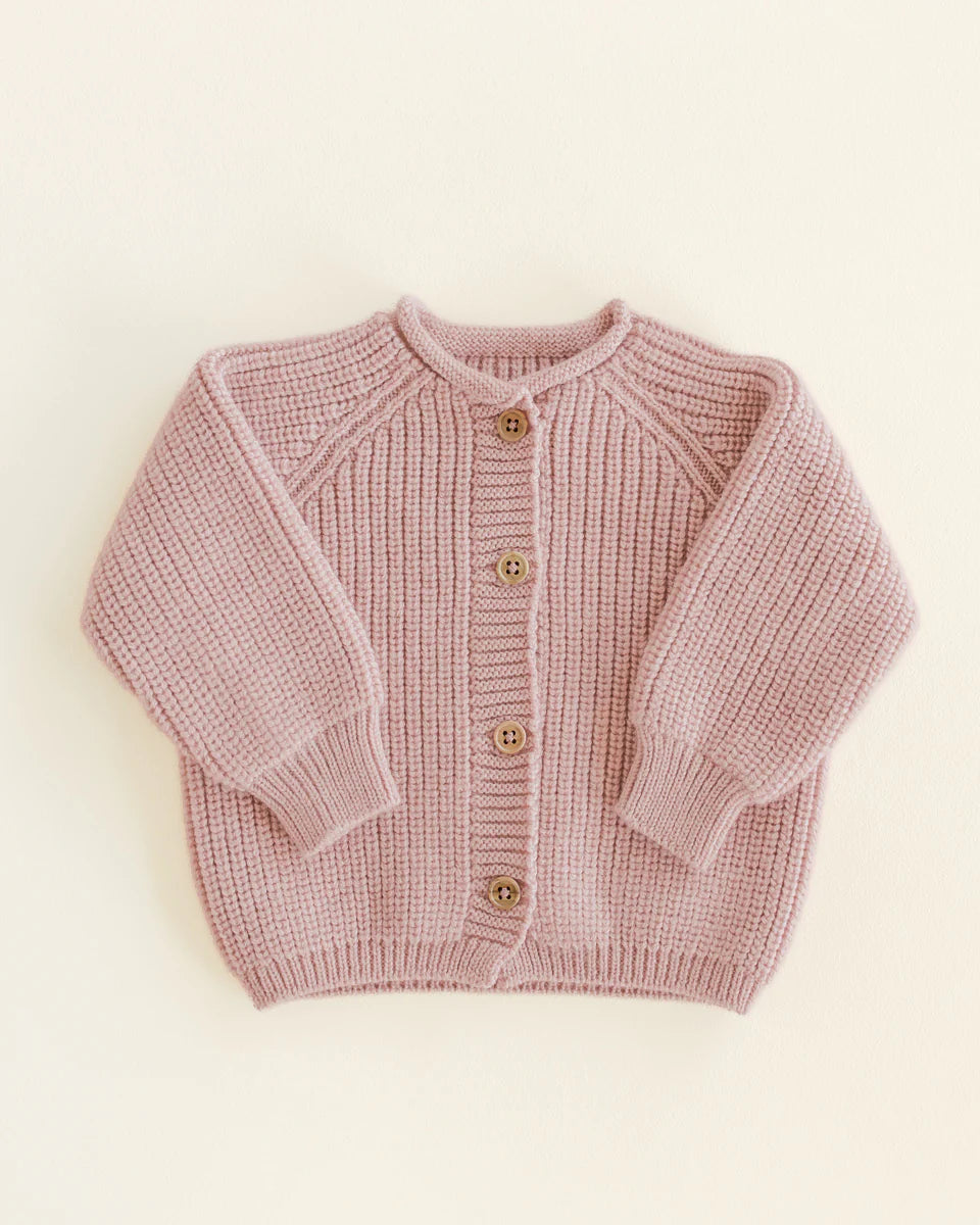 Gebreid vest Inga - Seamless cardigan – Merinowol – HVID