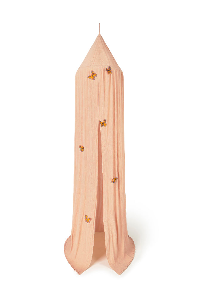 Canopy Crepe Swan – Rose – Katoenen bedhemeltje – Lorena Canals