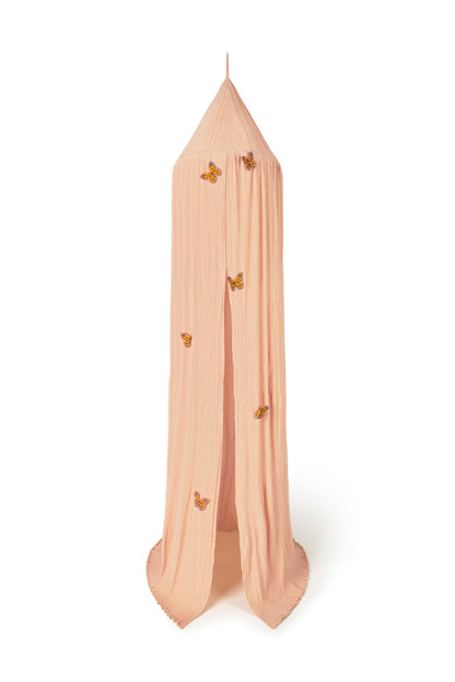 Canopy Crepe Swan – Rose – Katoenen bedhemeltje – Lorena Canals