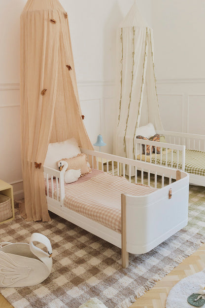 Canopy Crepe Swan – Rose – Katoenen bedhemeltje – Lorena Canals