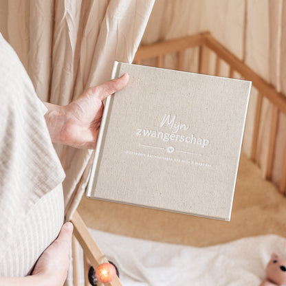 Baby Journal - My Pregnancy Journal - Linen Beige - Fyllbooks