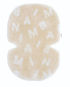 Merinowoll-Kinderwagenauflage Snuggler® - Alphabet - BINIBAMBA