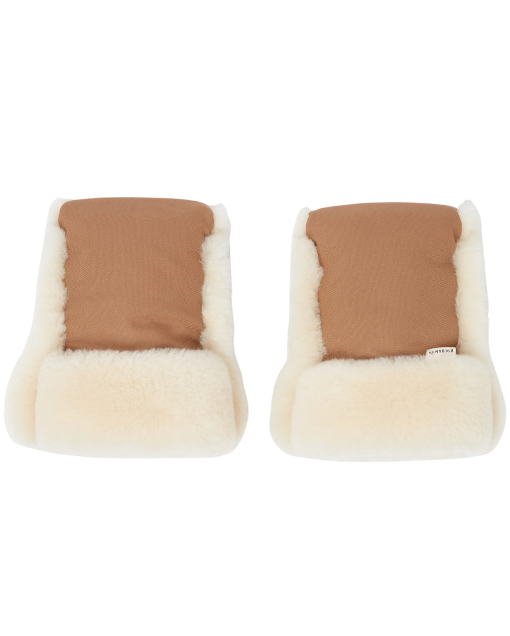 Bruno Buggy Mittens – Kinderwagen-Handwärmer aus Merino-Lammfell – BINIBAMBA