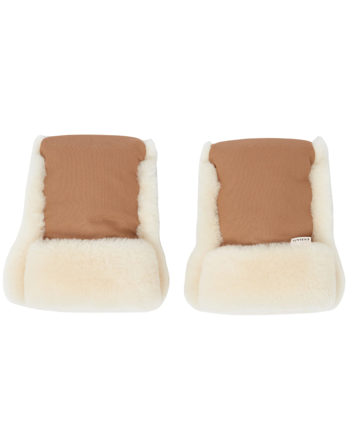 Bruno Buggy Mittens – Kinderwagen-Handwärmer aus Merino-Lammfell – BINIBAMBA