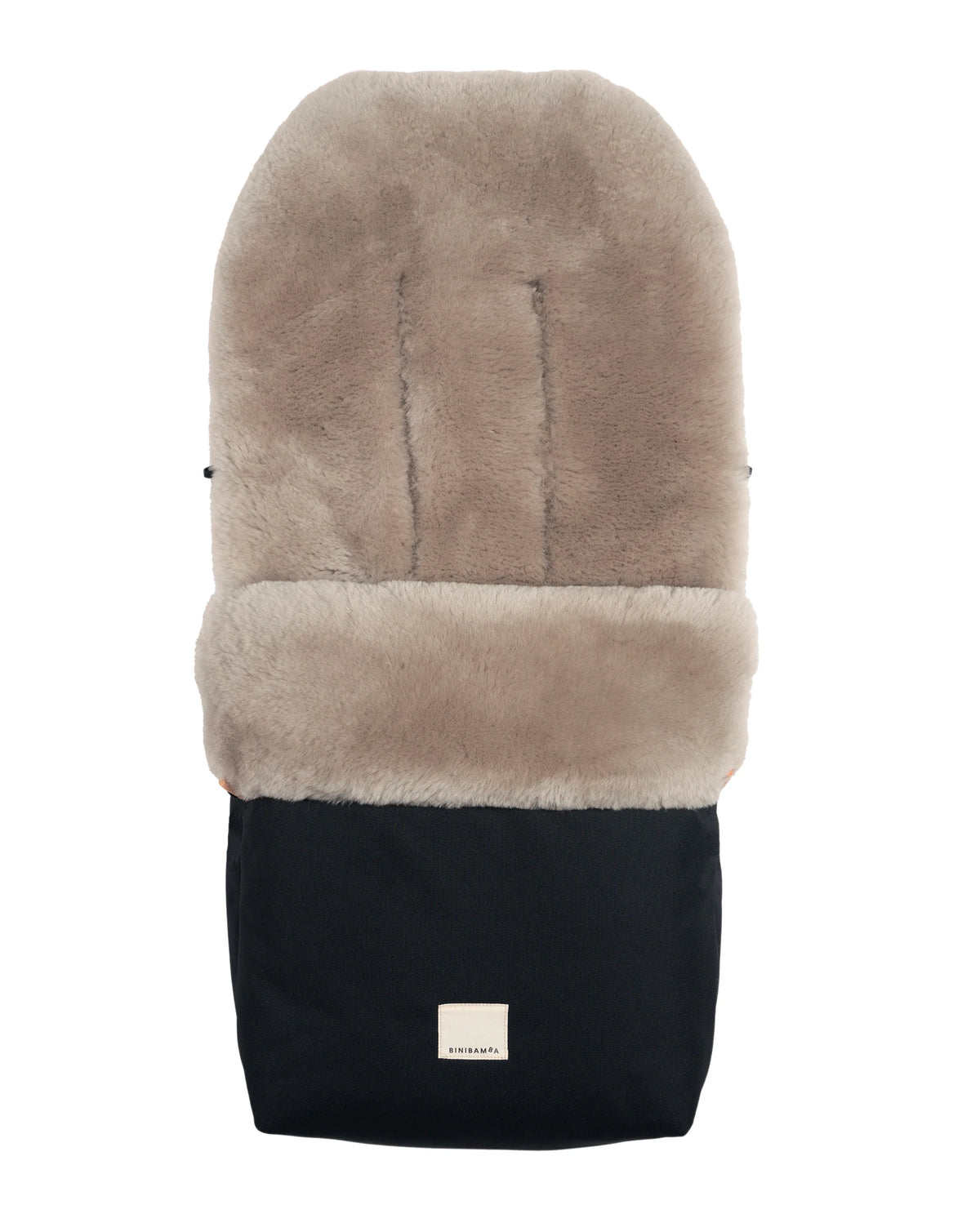 Toast Puffmuff – Luxe kinderwagenvoetenzak van merino schapenvacht – BINIBAMBA