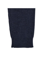 Copenhagen Colors - Merino Classic Rib Leggings - Baby legging - 100% merinowol - close up donkerblauw