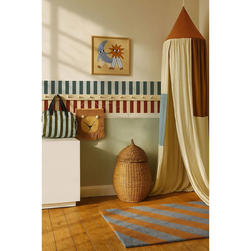Behangrand – Border Nostalgia Green Blue – 25 cm – Dekornik