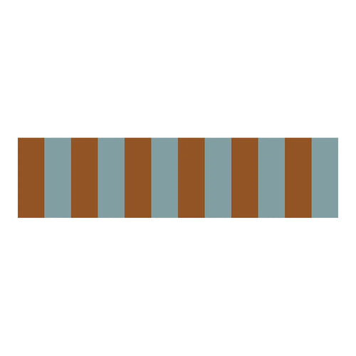 Behangrand – Border Nostalgia Blue Brown – 25 cm – Dekornik