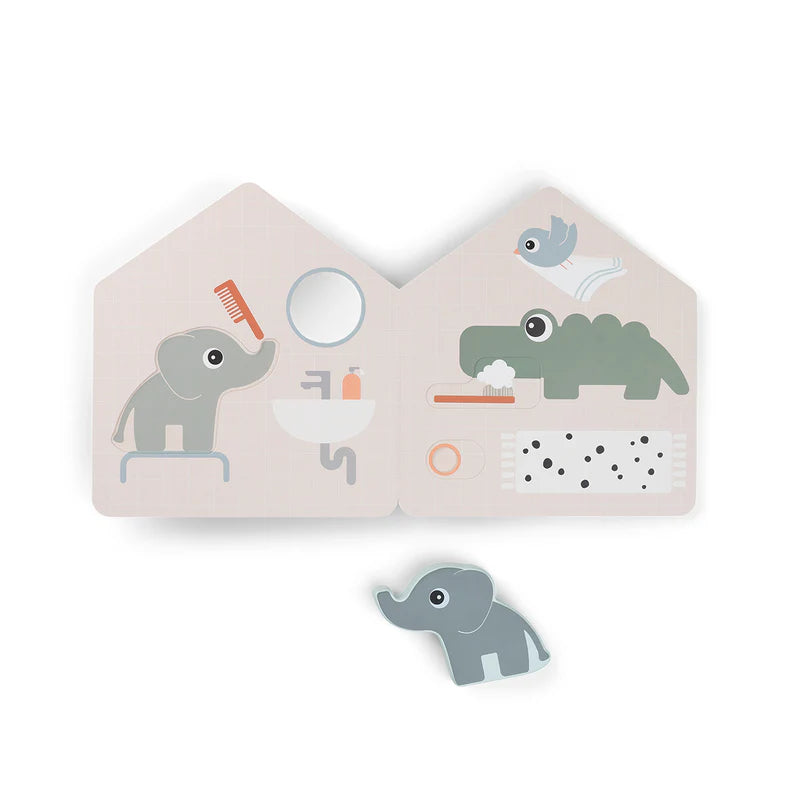 Interactief boekje 'Thuis' - Elphee's home board book - Deer friends - Colour mix - Done by Deer - productfoto - afbeelding 5