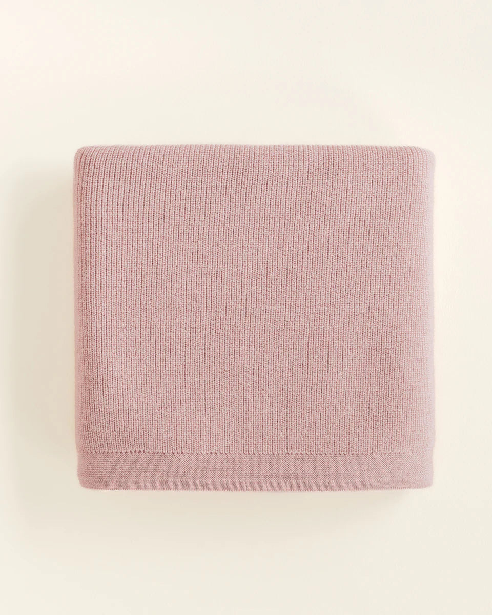 Baby Blanket - Felix Blanket - Merino wool - HVID