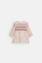 Jurk Saralinou & Saralina - Biologisch katoen - Cream Pink Sorrel - Louise Misha - voorkant - afbeelding 5