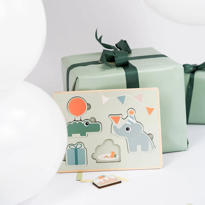 Puzzel 12+ maanden - First layer puzzle - Celebration - Colour mix - Done by Deer - productfoto - afbeelding 4