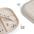 Vakken bordje - Foodie compartment plate - Tiny farm - Sand - Done by Deer - productfoto - afbeelding 3
