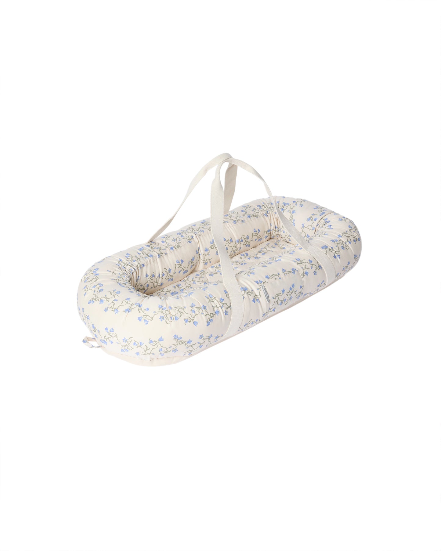 Babynest – Bellflower – Babylift – Bio-Baumwolle – Blaue Blumen – Garbo & Friends