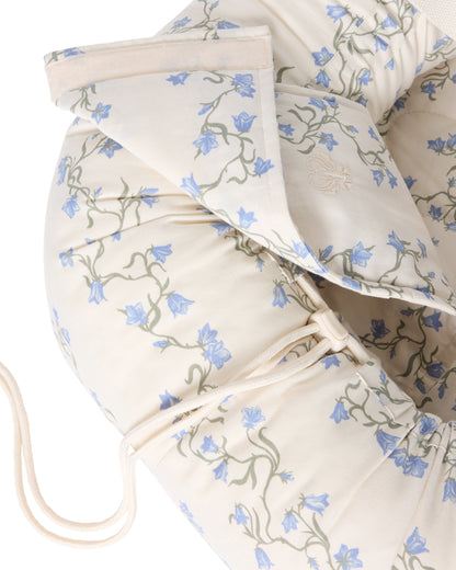 Babynest – Bellflower – Babylift – Bio-Baumwolle – Blaue Blumen – Garbo & Friends