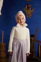 Gebreide trui Java - Katoen & wol - Cream - Louise Misha - productfoto
