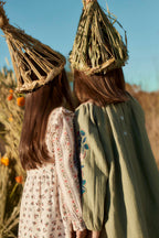 Jurk Saralinou & Saralina - Biologisch katoen - Cream Pink Sorrel - Louise Misha - voorkant - afbeelding 6