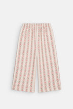Joggingbroek Ysalia - Biologisch katoen - Cream Flower Beds - Louise Misha - productfoto
