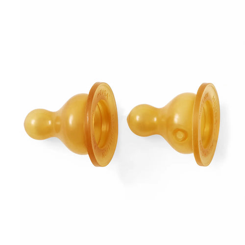 2-pack speentjes voor babyfles - Natuurrubber - Hevea - productfoto