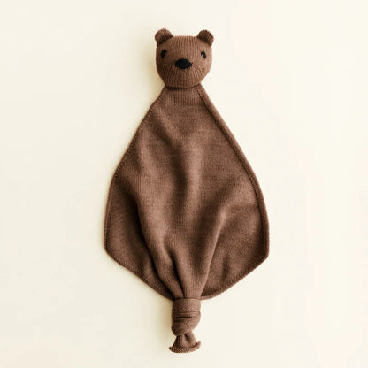 Schnuffeltuch Teddy Tokki - Merinowolle - HVID