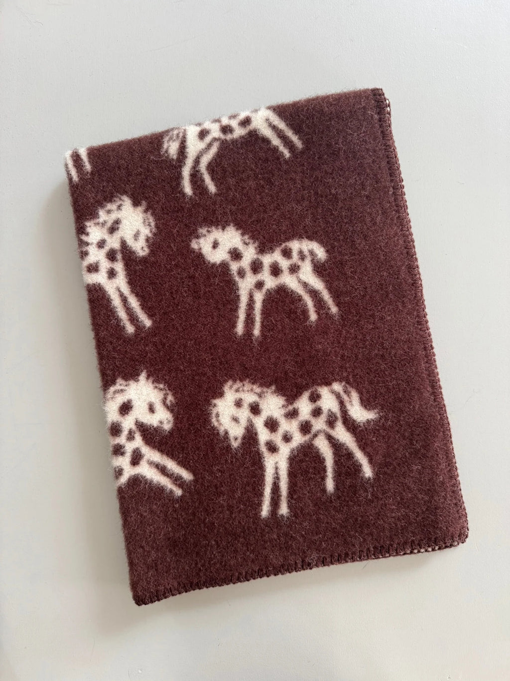Wiegdeken Pony - 100% eco-wol - 65 x 90 cm - Klippan Yllefabrik