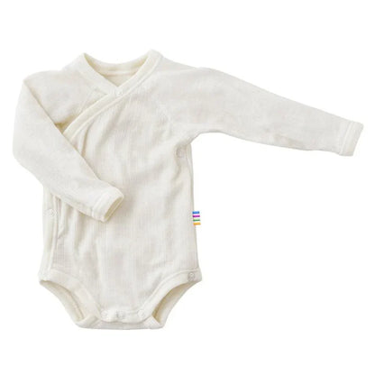 Wrap bodysuit - 100% merino wool - Joha