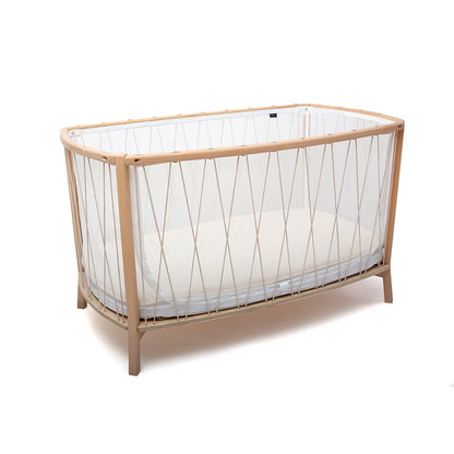 KIMI Evolving Baby Bed - Houten meegroei bed zonder spijlen 60x120 cm - Van 6 maanden tot 5 jaar - Charlie Crane
